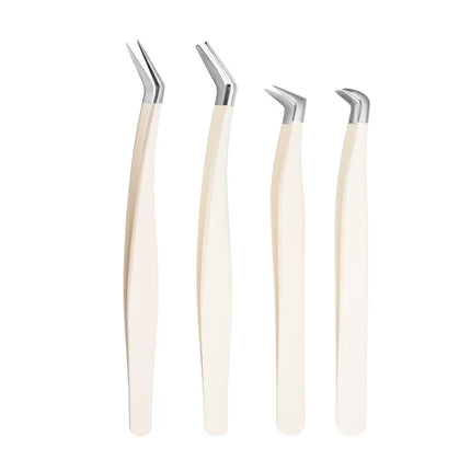 High Quality Latest  Stainless Steel Eyelash Extensions Tweezers Rose Gold color All Color Customized Eyelash Tweezers