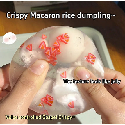 Creative Rice Dumpling Crispy Leather Ball Can Be Crushed Three Times Small Ball Giant Decompression Hand Ball Venting Toys M