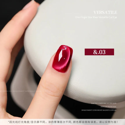 36-color/set Star River Cat Eye Gel Nail Polish 15ml Magnetic Gel Glass Beads Semi Permanent Soak Off UV Nail Gel For Nail Salon
