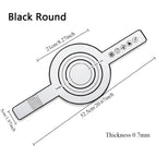 Black round