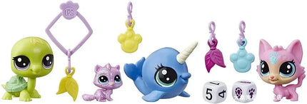 Hasbro Littlest Pet Shop LPS Blind Box Toy Cute Big Eyes Cat Dog Rabbit Model Pendant Animal Doll Mystery Box Toy Children Gift