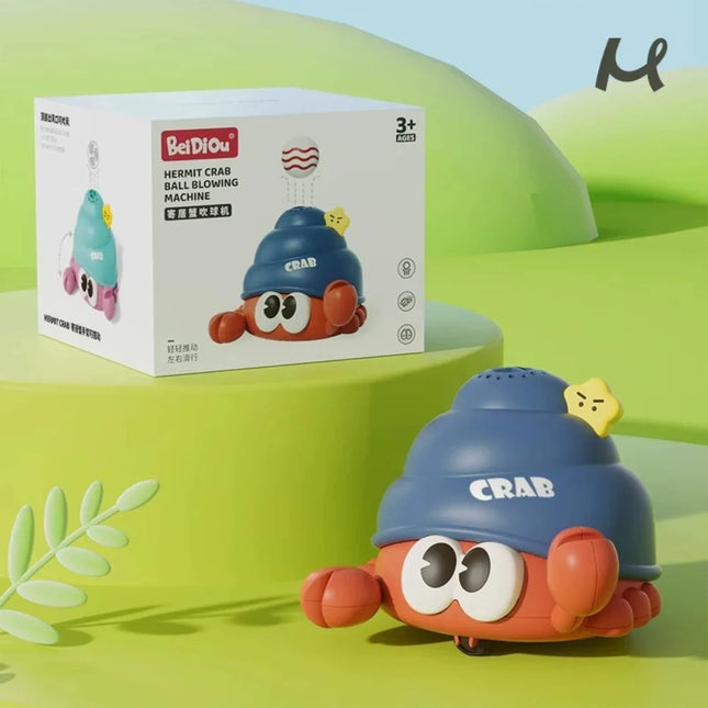 USB Rechargeable Floating Ball Blowing Toy Portable Cute Ladybug Floating Ball Cartoon Mini Hermit Crab Toy Children's Toys