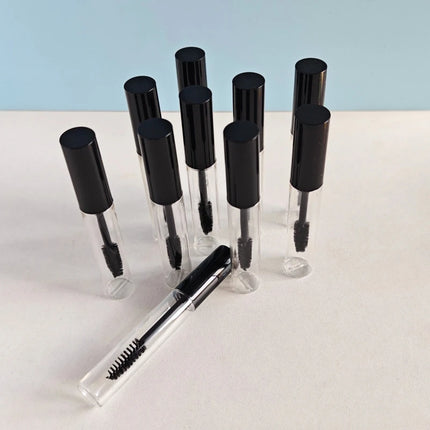 50/100pcs 10ml Empty Mascara Tube Eyelash Cream Bottles Storage Lip Gloss Lipstick Sample for Refillable Cosmetic Container