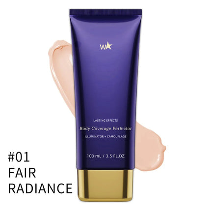 Westmore Beauty Body Coverage Perfector – Waterproof Leg & Body Makeup - Tattoo Cover Up Makeup - 3.5 Oz (Natural Radiance)