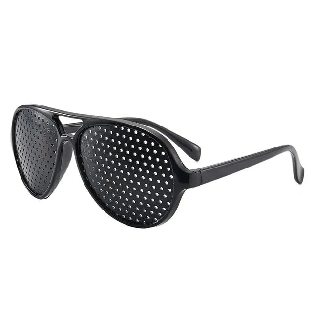 Men And Women Improving Vision Anti Myopia Astigmatism Glasses With Holes For Correcting Fatigue Pinhole Glasses