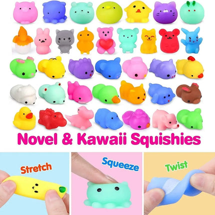 117 Pcs Party Favors Toy Assortment Pop Fidget Toy Pinata Filler Bulk Toys for Kids Birthday Party Present Souvenir Toys Gift