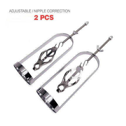 A Pair of Nipple Clamps Women Breast Clips Sex Tools for Couples Erotic Toys Adult Female Harness Chastity Cage Bondage Sex Shop