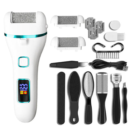 Professional Electric Foot File Callus Remover Rechargeable Pedicure Dead Skin Remover Portable Foot Grinder