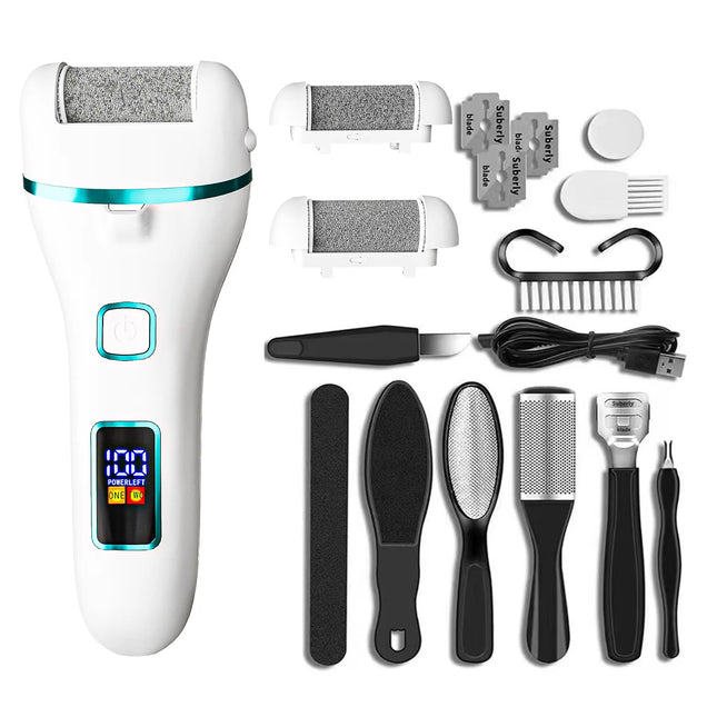Professional Electric Foot File Callus Remover Rechargeable Pedicure Dead Skin Remover Portable Foot Grinder