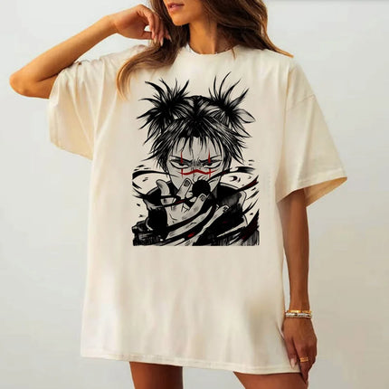 Japan Anime Choso Cool Graphic T-shirt Women Men Casual Manga T-shirts Vintage T-shirt Harajuku Male Tops