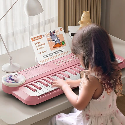 37 Key Children Electronic Keyboard with Microphone Baby Montessori Educational Toy Musical Instrument Kids Paly Music Piano Toy