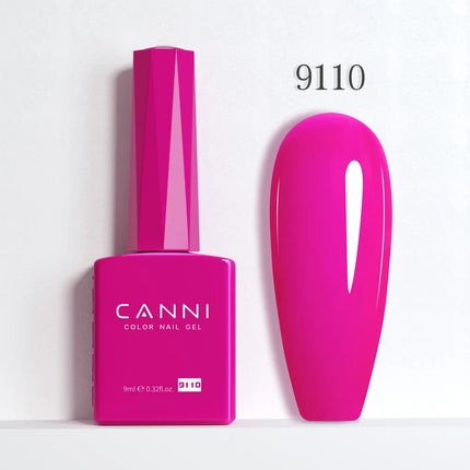 9ml CANNI Gel Nail Polish HEMA FREE TPO FREE Round Brush Gorgeous Color Soak Off UV LED Semi Permanent Gel Varnish Winter Nails