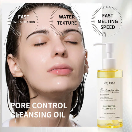 Gentle Cleansing Oil 200ml – Jojoba-Based Makeup Remover that Melts Makeup Fast, Rinses Easily & Is Non-Irritating for All Skin