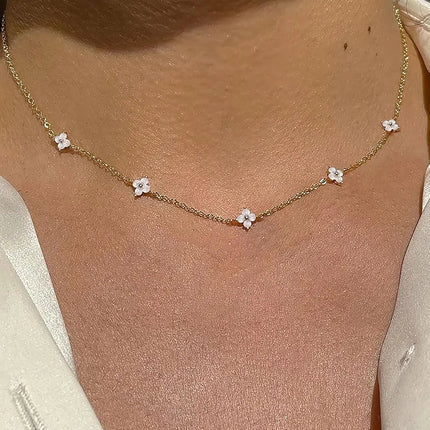 Silver/14K Gold Plated Cubic Zirconia Necklaces for Women Hypoallergenic Necklace Choker Necklace Christmas Gift For Women