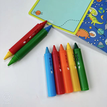 S Washable Bath Crayons Set - Colorful, Easy-Clean Bathtub Markers for Youngsters, Fun Shower Art & Crafts S