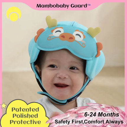 Mambobaby Guard Hat CN Dragon Safe Anti-Shock Baby Helmet Toddler Head Protector Infant Headgear Learn Crawl Walk for Bump Fall