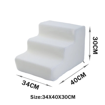 Pet Stairs Toys Cat Dog Ladder 2 3 4 Step Stairs for Dogs Puppy Ramp Detachable Sponge Pet Ladder Accessories