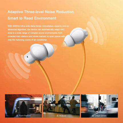 New realme Buds Wireless 5 ANC 13.6mm Dynamic Bass Driver Bluetooth 5.4 50dB Hybrid Noise Cancellation Wireless Earphone