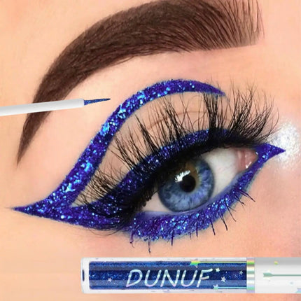 1PC Shiny, Colorful, Quick-drying, Blasting, Waterproof, Vibrant Liquid Eyeliner and Eyeshadow, Ideal Holiday Gift Collection