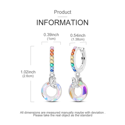 925 Sterling Silver Earrings Women 2025 Jewelry Hoop Ear Studs Sparkling Pave Earring Wedding Gift For Anniversary