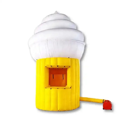 Outdoor Inflatable Ice Cream Concession Stand Booth Ice Cream Tent Portable Food Kiosk Treat Shop for Kids Events Advertising