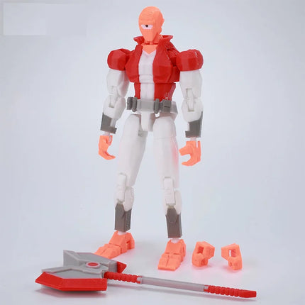 3D Printed Dummy 13 Invincible Boy Titan Model Multi-jointed Movable Action Figure Desktop Ornament Animation Model For Kids Fan