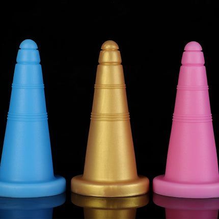 Soft Cones 21-29.5cm Huge Anal Plug Butt Plug Dildo Vagina Anus Dilation Trainer Prostate Massage Adult Sex Toys For Men Women