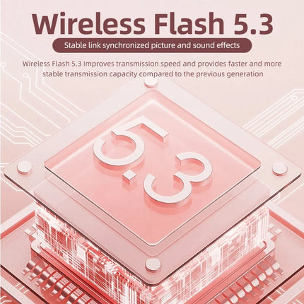 K520 Bluetooth Wireless Earphones Rotatable Heart Shape Charging Box Low Latency Gaming Stereo In Ear Earbuds