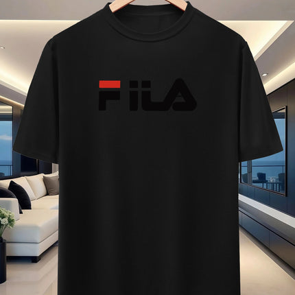 Men's Summer Round-neck Short-Sleeved T-Shirt - Lightweight and Breathable Fabric - Outdoor Sports, Running, Casual Shirt