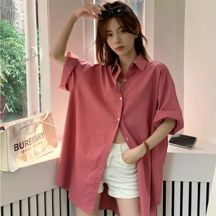 XEJ Elegant and Youthful Women's Blouses Oversize Shirts Women's Summer Clothing Spring 2022 Short-Sleeve Youth Blouses