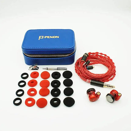 PENON Conductor 1 Bone Conduction +1 Dynamic Driver Hybrid HiFi Audiophile MMCX Earphone Earbud with BCD Knob