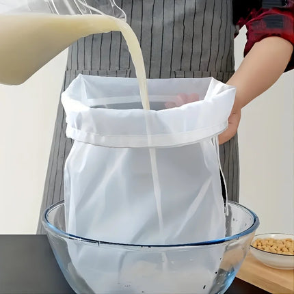 Kitchen Filter Mesh Bags Reusable Food Grade Soy Milk Filter Bags Food Strainer Bag for Soy Milk Juices Home Brewing