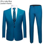 2PCS-LakeBlue / Asian 3XL (EU L)