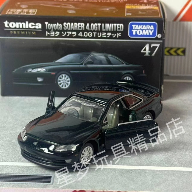 Takara Tomy Tomica Premium 47 Toyota Soarer 4.0GT Limited Alloy Car Diecast Model Replica Series Children Gifts Boy Toys