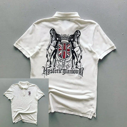 Couple T-shirt Spring Summer New Arrivals Y2K High Street Punk European and American Spring Summer Men Harajuku Gothic