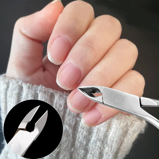 1Pcs Nail Cuticle Nipper Dead Skin Remover Scissor  Stainless Steel Tweezer Clipper Manicure Professional Tool Trimmer