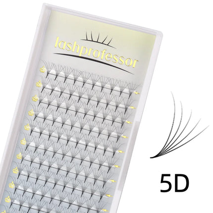 Lashprofessor 8-15mm Premade Volume Fans 3D/6D/8D/14D Sharp Narrow Base Lash Promade Russian Pointy Stem Eyelash Extension Cilia