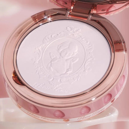 Flower knows Strawberry Cupid series Pressed Powder Matte Soft Focus Oil Control Holding Powder