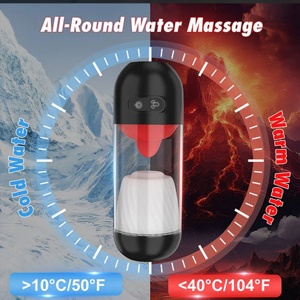 Male Masturbator Men Penis Vibrator With 9 Powerful Modes Tongue Licking Blowjob Penis Pump Pussy Trainer Adult Sex Toys For Men