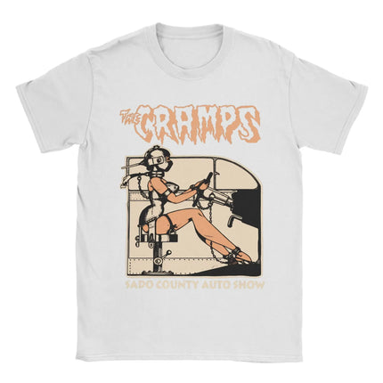 Women's Men's The Cramps Psychobilly Music T Shirt Clothes Novelty Short Sleeve Crewneck Tee Shirt Graphic Printed T-Shirts