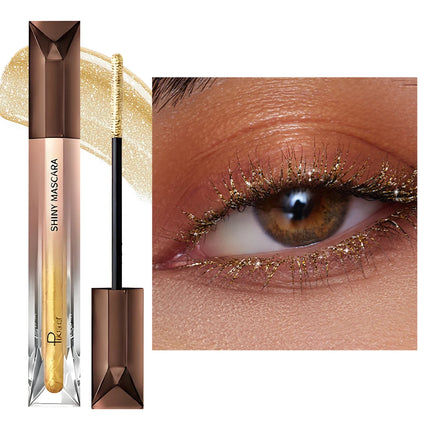5D Colorful Silk Mascara Blue Red Golden Cream Length Waterproof and Non-caking Colored Thickening Lengthening Curling Mascara