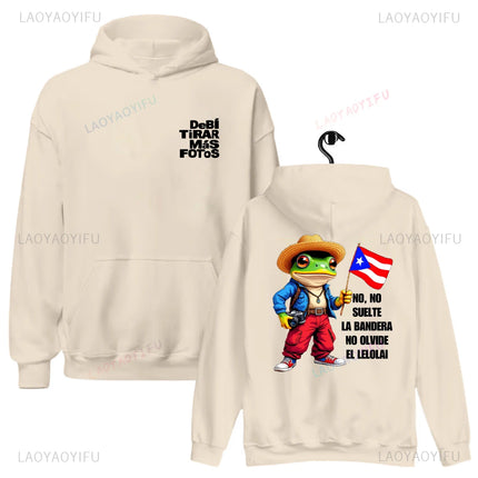 Rapper Bad Bunny Album Printed Streetwear Men Women Vintage Hip Hop Hoodie Unisex  Autumn and Winter Long Sleeve Pullovers