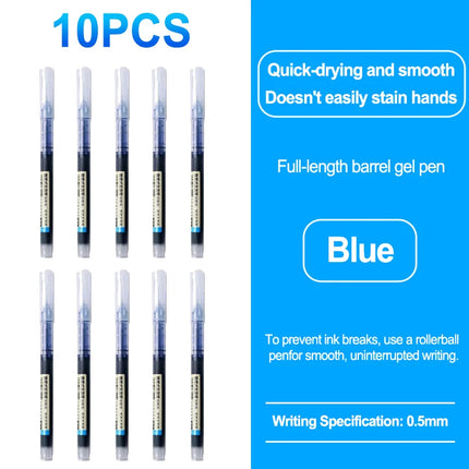 High Quality 0.5mm Quick Drying Fine Point Liquid Ink Pens Smooth Writing Comfortable Grip Non-Smudge for Office School Supplies
