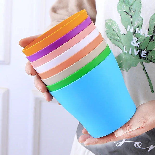 5pcs Mini Flower Pot with Tray Thickened Resin Plastic Ventilation Balcony Desktop Decoration Greenery Succulent Gardening TMZ