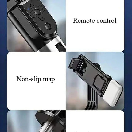 1.67M Long Extended Bluetooth Wireless Selfie Stick Live Broacast Stand Holder Tripod Foldable With Fill Light For Smartphones