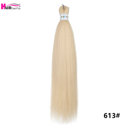 Easy Braids 26Inch Synthetic Jumbo Braids Hair Extensions Ombre Colorful Braiding Hair Pre Stretched Hair Expo City