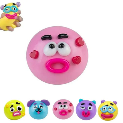2026 NEW Smushers Squishy, Curiosities Dog Face Swap Squishy Toy, Soft Moldable Cute Slow Rise Squeeze Toy, Relaxing Sensory