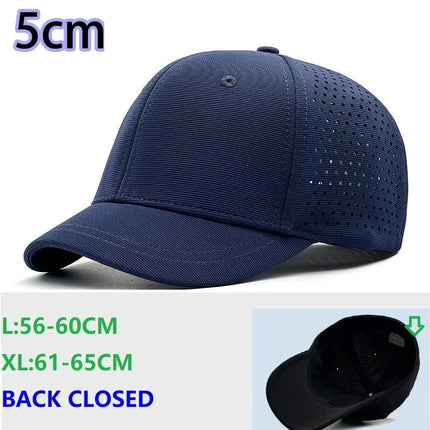 Back Closed Baseball Caps for Men and Women, Big Head and Small Head Hat, High Quality Headwear