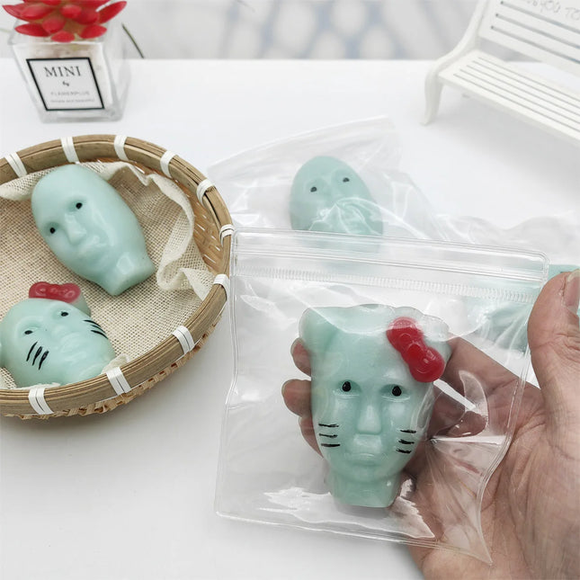 Decompress Alien Squishy, Novelty Alien Cartoon Soft Squishy Toy