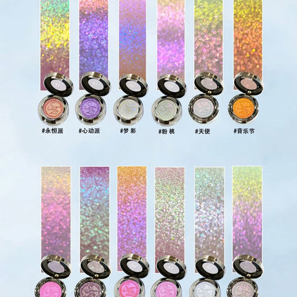 Sheeneffect high-pigment, high-quality cosmetics, the most dazzling single-color chameleon gradient eyeshadow, eye makeup.